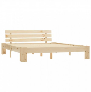 Cadru de pat, 180 x 200 cm, lemn masiv de pin - Img 2