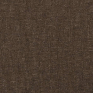 Cadru de pat box spring, maro închis, 140x190 cm, textil - Img 7