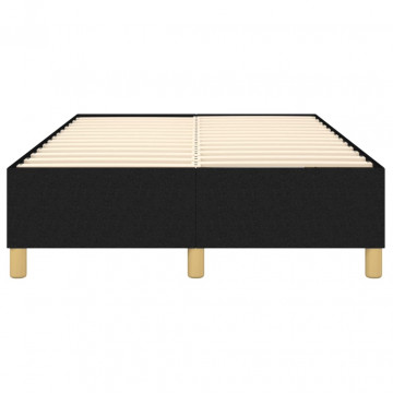 Cadru de pat box spring, negru, 120x200 cm, textil - Img 8