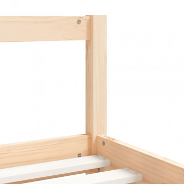 Cadru de pat cu sertare de copii, 90x200 cm, lemn masiv pin - Img 7