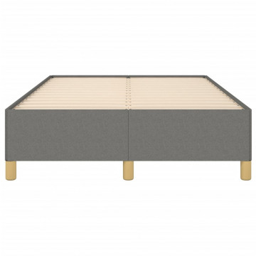 Cadru de pat, gri închis, 120x190 cm, material textil - Img 8