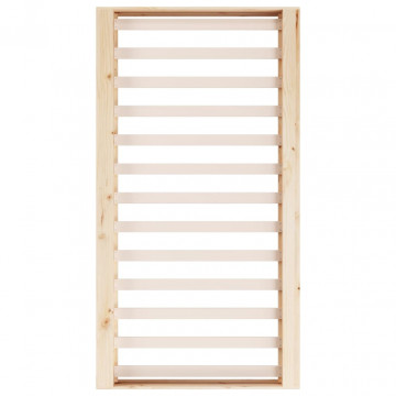 Cadru de pat mic single, 75x190 cm, lemn masiv - Img 5