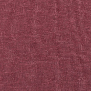 Canapea cu 2 locuri, roșu vin, 140 cm, material textil - Img 6