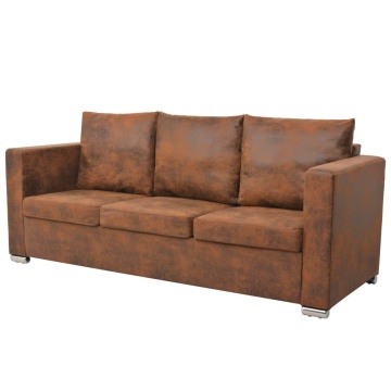 Canapea cu 3 locuri, 191 x 73 x 82 cm, velur - Img 1