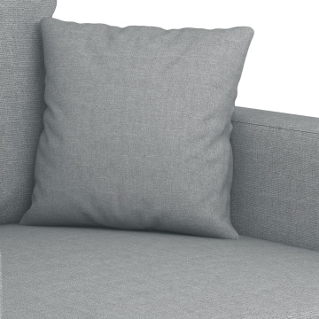 Canapea cu 3 locuri, gri deschis, material 180CM textil - Img 5