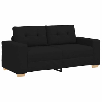 Canapea lovesea neagră 140 cm stofă - Img 2