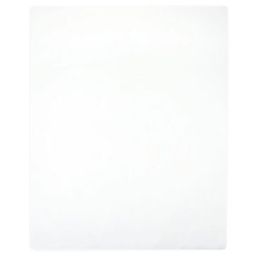 Cearșaf de pat cu elastic, alb, 90x200 cm, bumbac - Img 1
