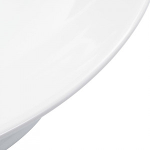 Chiuvetă de baie, alb, 41x12,5 cm, ceramică - Img 5