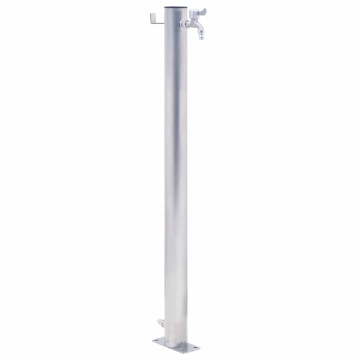 Coloană de apă de grădină, 100 cm, oțel inoxidabil, rotund - Img 1