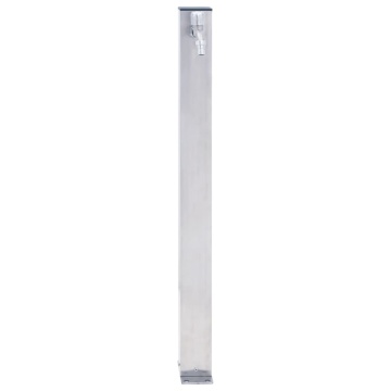 Coloană de apă de grădină, 60 cm, oțel inoxidabil, pătrat - Img 2