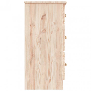 Comodă cu sertare ALTA, 112x35x73 cm, lemn masiv de pin - Img 8