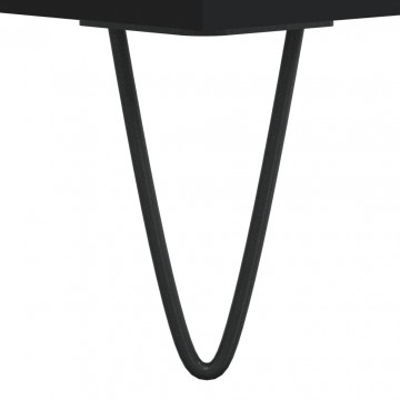 Comodă discuri, negru, 100x38x48 cm, lemn prelucrat - Img 6