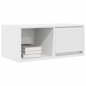 Comodă TV, alb, 60x31x25,5 cm, lemn prelucrat - Img 4