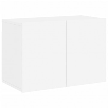 Comodă TV de perete, alb, 60x30x41 cm - Img 2