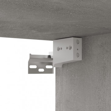 Comodă TV, gri beton, 80 x 30 x 30 cm, PAL - Img 7