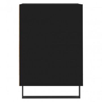 Comodă TV, negru, 100x35x55 cm, lemn prelucrat - Img 6