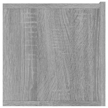 Comode TV, 2 buc., gri sonoma, 80x30x30 cm, lemn prelucrat - Img 7