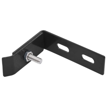 Conector de colț de perete, 10 seturi, antracit - Img 2