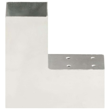 Conectori de grindă, formă L, 4 buc, 71x71 mm, metal galvanizat - Img 3