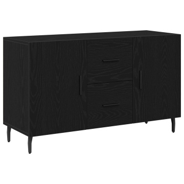 Constatator Negru Stejar 100x36x60 cm din Lemn Ingineresc - Img 2