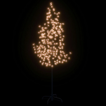 Copac cu flori de cireș cu LED, 220 LED-uri alb calde, 220 cm - Img 3