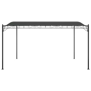 Copertină, antracit, 4x3 m, 180 g/m², material textil și oțel - Img 4