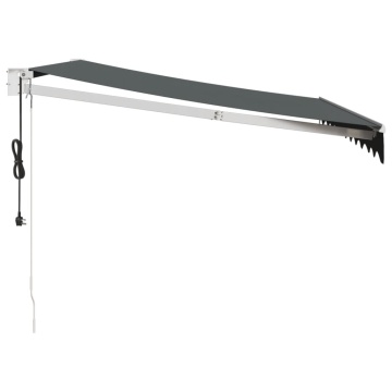 Copertină automată retractabilă, antracit, 3,5x2,5 m - Img 4