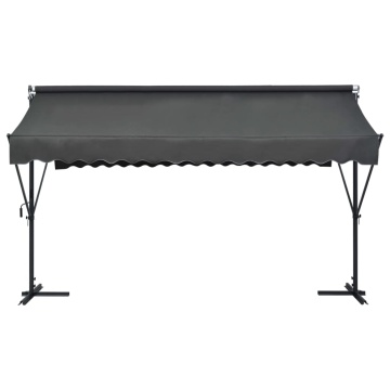 Copertină cu structură independentă, antracit, 400 x 300 cm - Img 3