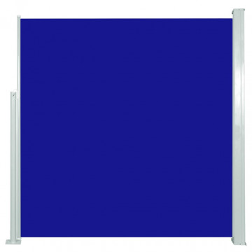 Copertină laterală retractabilă, albastru, 140x300 cm - Img 2