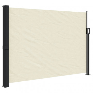 Copertină laterală retractabilă, crem, 140x600 cm - Img 2