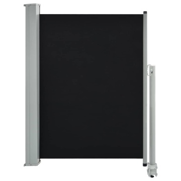Copertină laterală retractabilă de terasă, negru, 100 x 300 cm - Img 2