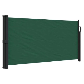 Copertina laterală retractabilă, verde închis, 100x300 cm - Img 2