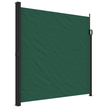Copertină laterală retractabilă, verde închis, 200x600 cm - Img 2