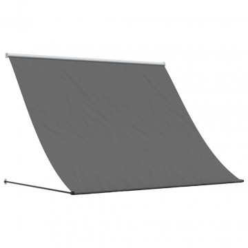 Copertină retractabilă, antracit, 250x150 cm, țesătură și oțel - Img 2