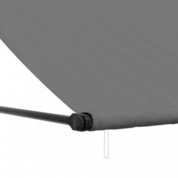 Copertină retractabilă, antracit, 250x150 cm, țesătură și oțel - Img 6