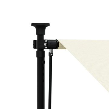 Copertină retractabilă, crem, 300x150 cm, țesătură și oțel - Img 7