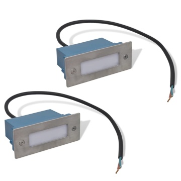 Corpuri de iluminat trepte cu LED, 2 buc., 44 x 111 x 56 mm - Img 2