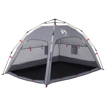 Cort camping 2 persoane gri impermeabil setare rapidă - Img 8
