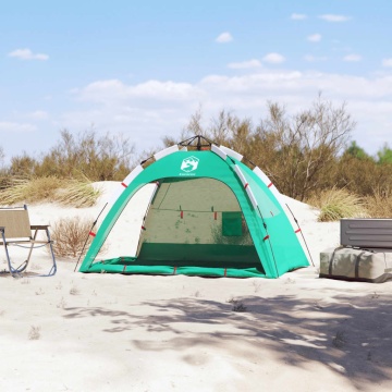 Cort camping 2 persoane verde marin impermeabil setare rapidă - Img 3