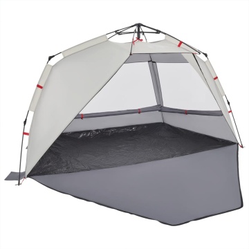 Cort camping 3 persoane gri impermeabil setare rapidă - Img 8