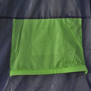 Cort camping din material textil, 9 persoane, albastru și verde - Img 5