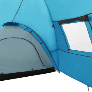 Cort camping tip iglu, 8 persoane, albastru, 650x240x190 cm - Img 7