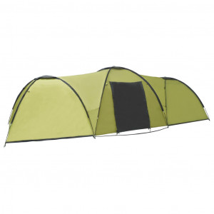 Cort camping tip iglu, 8 persoane, verde, 650 x 240 x 190 cm - Img 8