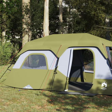 Cort de camping 6 pers. verde, impermeabil, configurare rapidă - Img 4
