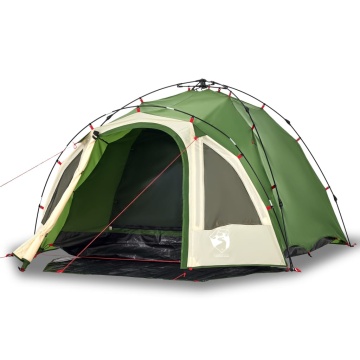 Cort de camping cupolă 3 persoane, setare rapidă, verde - Img 2