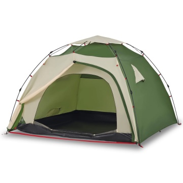 Cort de camping cupolă 4 persoane, setare rapidă, verde - Img 2