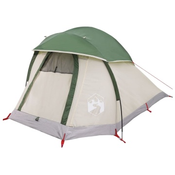 Cort de camping cupolă pentru 1 persoană, verde, impermeabil - Img 8