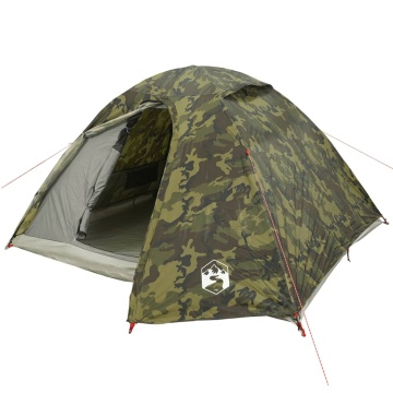 Cort de camping cupolă pentru 4 persoane, camuflaj, impermeabil - Img 4