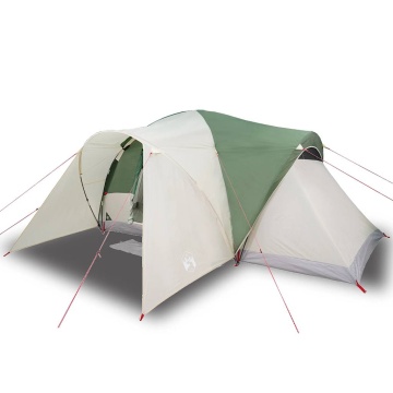 Cort de camping cupolă pentru 6 persoane, verde, impermeabil - Img 2