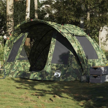 Cort de pescuit pentru 2 persoane, camuflaj, impermeabil - Img 1